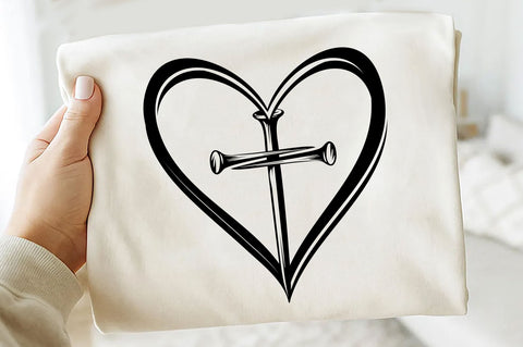 Christian SVG, Heart Cross SVG, Faith SVG SVG SVG Studio 