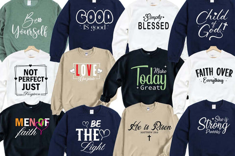 Christian SVG PNG Bundle, Buble verse Tshirt Design, Motivational SVG Design SVG FiveStarCrafting 