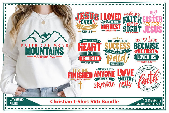Christian T-Shirt SVG Bundle SVG shah alam 