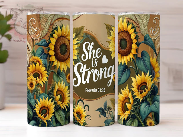 Christian Tumbler, Bible Verse Tumbler, Proverbs 3125, Inspirational Gifts, Religious Drinkware, Jesus Tumbler, Sublimation Design Sublimation Lara' s Designs 