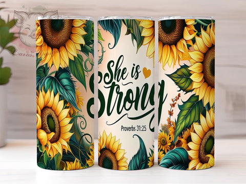 Christian Tumbler, Bible Verse Tumbler, Proverbs 3125, Inspirational Gifts, Religious Drinkware, Jesus Tumbler, Sublimation Design Sublimation Lara' s Designs 