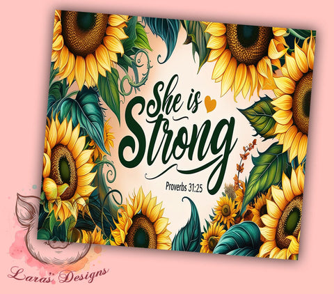 Christian Tumbler, Bible Verse Tumbler, Proverbs 3125, Inspirational Gifts, Religious Drinkware, Jesus Tumbler, Sublimation Design Sublimation Lara' s Designs 