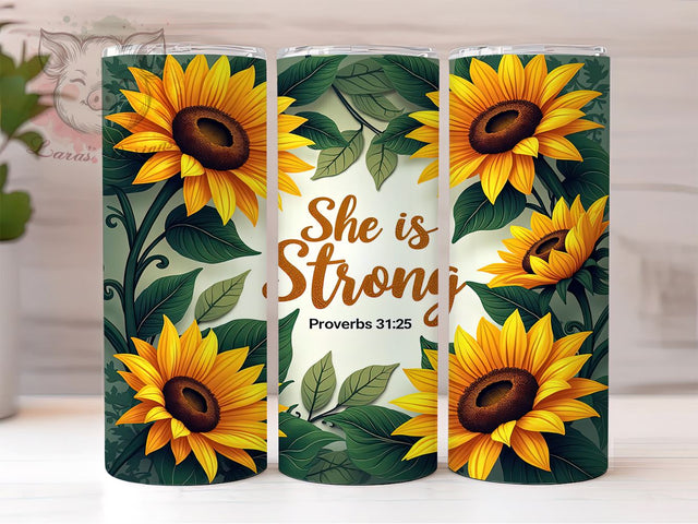 Christian Tumbler, Bible Verse Tumbler, Proverbs 3125, Inspirational Gifts, Religious Drinkware, Jesus Tumbler, Sublimation Design Sublimation Lara' s Designs 