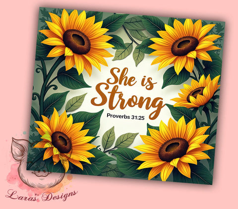 Christian Tumbler, Bible Verse Tumbler, Proverbs 3125, Inspirational Gifts, Religious Drinkware, Jesus Tumbler, Sublimation Design Sublimation Lara' s Designs 