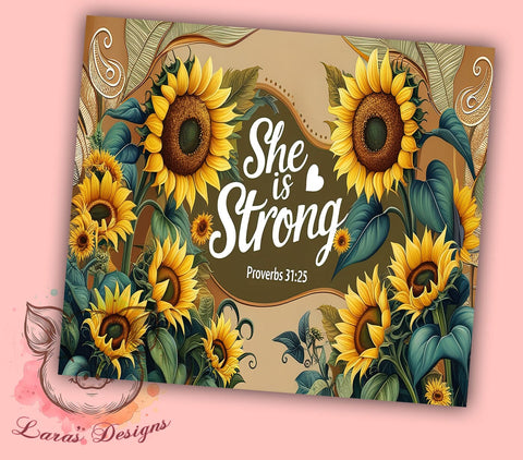 Christian Tumbler, Bible Verse Tumbler, Proverbs 3125, Inspirational Gifts, Religious Drinkware, Jesus Tumbler, Sublimation Design Sublimation Lara' s Designs 