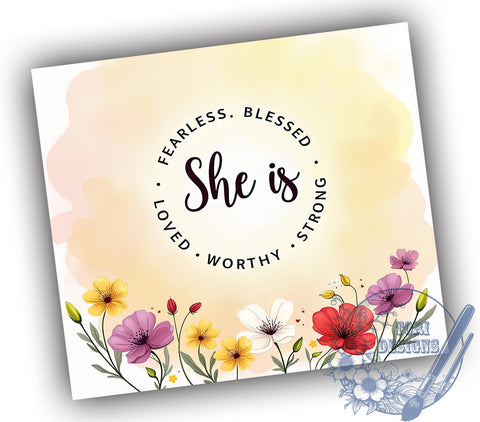 Christian Tumbler Design, Bible Verse Tumbler, 20oz Sublimation Wrap, Faith Affirmation Art, Inspirational Drinkware, Religious Gift, Digital Download Sublimation ToriDesigns 