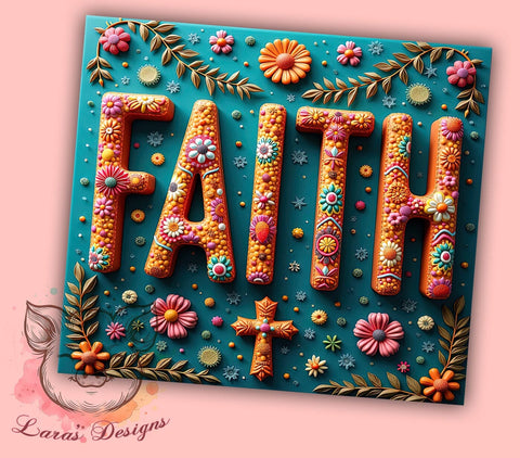 Christian Tumbler, Faith Quotes, Religious Gifts, Bible Verse Tumbler, 20oz Tumbler, Sublimation Design, Inspirational Gifts Sublimation Lara' s Designs 