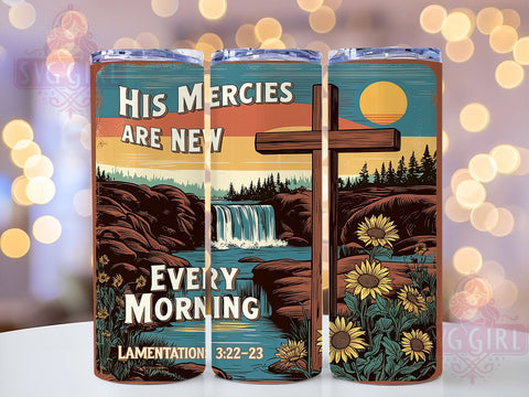 Christian Tumbler, Inspirational Tumbler, 20oz Sublimation, Faith-Based Gift, Bible Verse Drinkware, Religious Decor, Instant Digital Download Sublimation SvggirlplusArt 