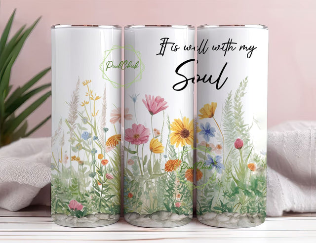 Christian Tumbler Wrap, Christian tumbler .png wrap, Christian 20oz skinny tumbler wrap, Christian Sublimation tumbler Sublimation PixelChick 