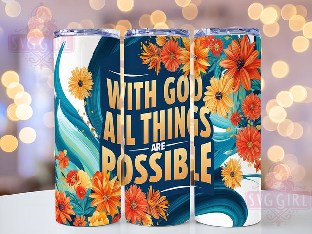 Christian Tumbler Wrap, Inspirational Quote Tumbler, 20oz Sublimation, Faith-Based Drinkware, Religious Tumbler Design, Bible Verse Tumbler, Motivational Tumbler Wrap Sublimation SvggirlplusArt 