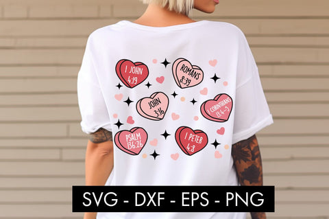 Christian Valentine Candy Heart SVG PNG Sublimation SVG Freeling Design House 
