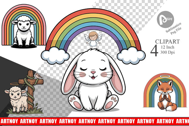 Christian Vintage Clipart Sublimation artnoy 