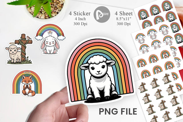 Christian Vintage Sticker Sublimation artnoy 