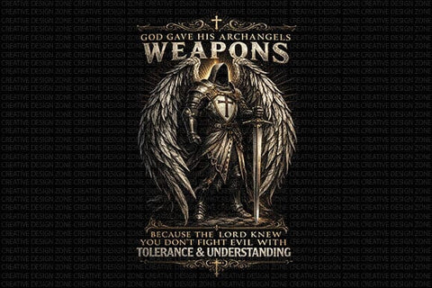 Christian Warrior PNG | Spiritual Warfare Archangel Faith Design SVG BillahCrafts 