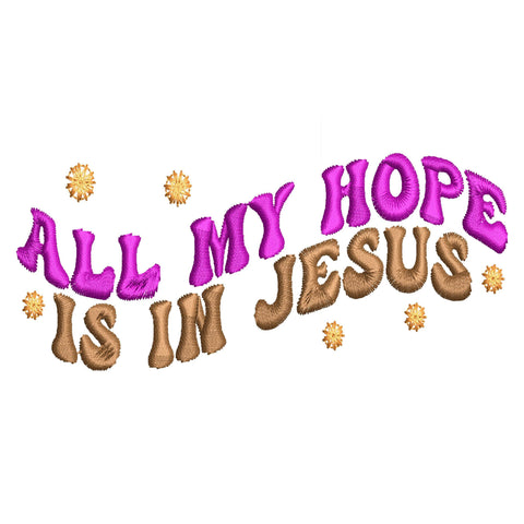 Christian Wavy Embroidery Designs Bundle - 15 Designs, Jesus Embroidery, Christian Quotes Embroidery Files, Pray On It Pray Over It PES Embroidery/Applique DESIGNS HappyDesignStudio 