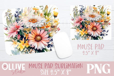 Christian Women Mouse Pad Sublimation PNG Sublimation Ollive Studio 