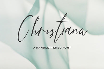 Christiana Script Font Beck McCormick 