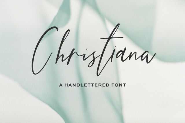 Christiana Script Font Beck McCormick 