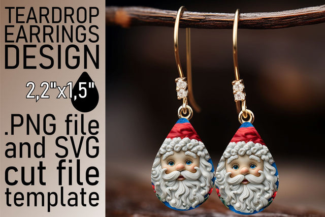 Christmas 3D Santa Wrap | 20oz Festive Tumbler Design Sublimation afrosvg 