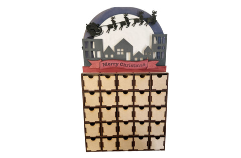 Christmas Advent Calendar Laser SVG File SVG Crafting With Brenna 