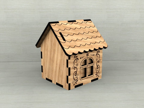 Christmas Advent Calendar Tree – Laser Cut Wooden House Countdown for xTool & Laser Machines SVG LaserCutano 