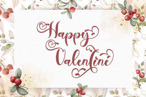 Christmas Aesthetic Font Prasetya Letter 