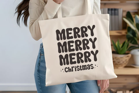 Christmas Alphabet - Groovy Christmas Font Font Masyafi Studio 