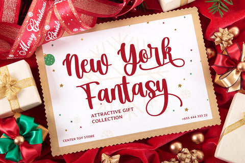 Christmas Ambience Font Mozarella 