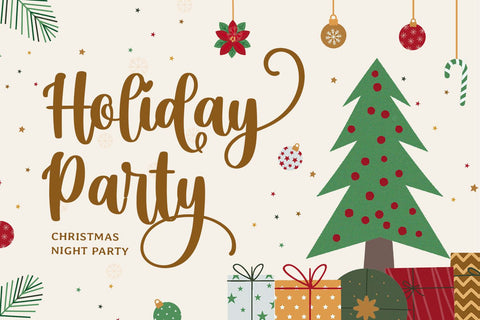 Christmas Ambience Font Mozarella 