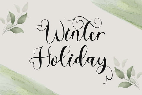 Christmas Amellia Font Prasetya Letter 