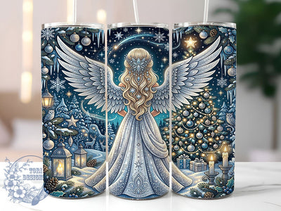 Christmas Angel 20oz Tumbler, Christmas Angel, Angel Tumbler, Christmas Tumbler, Angel Tumbler Wrap, 20oz Tumbler Wrap, Christmas Angel PNG, Angel Sublimation Sublimation ToriDesigns 