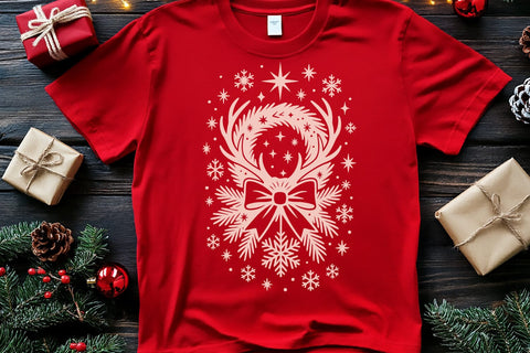 Christmas Angel SVG Files | Angel, Bells, Stocking & Reindeer for Cricut SVG Tafti Art 