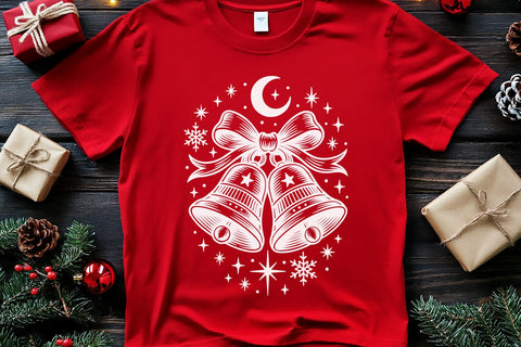 Christmas Angel SVG Files | Angel, Bells, Stocking & Reindeer for Cricut SVG Tafti Art 