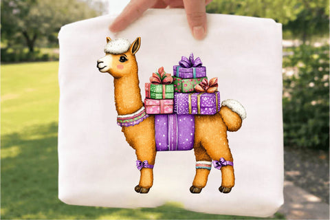 Christmas Animal Clipart Bundle. Sublimation SVGArt 