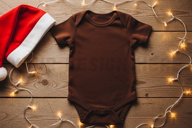Christmas baby onesie t-shirt mockup Mock Up Photo Designangry 