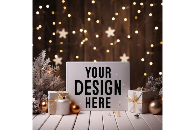 Christmas Background Mockup SVG Craftlabsvg24 