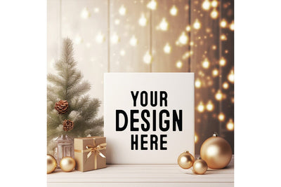 Christmas Background Mockup SVG Craftlabsvg24 