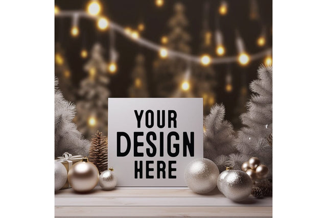 Christmas Background Mockup SVG Craftlabsvg24 