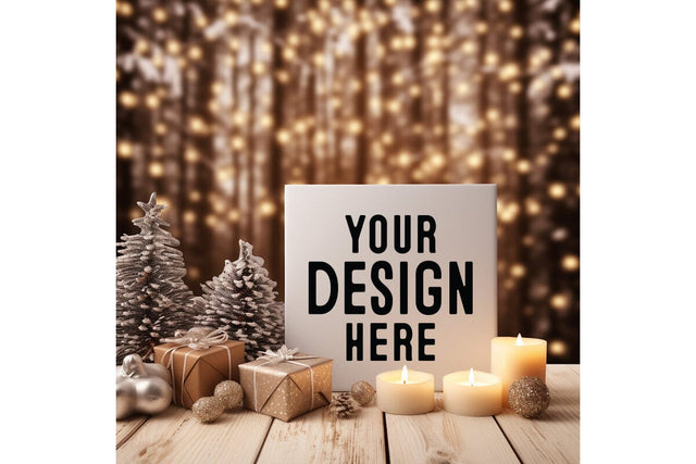 Christmas Background Mockup SVG Craftlabsvg24 