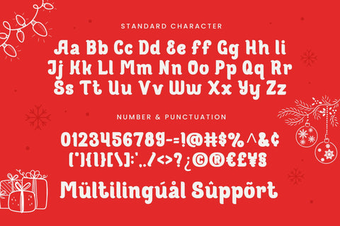 Christmas Bakery - Christmas Font Font Mozarella 