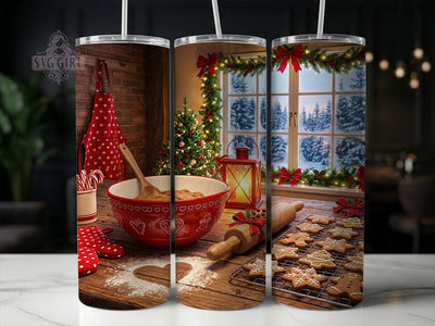 Christmas Baking 20oz Tumbler, Christmas Baking, Baking Tumbler, Christmas Baking PNG, Baking Tumbler PNG, Holiday Baking, Baking PNG, 20oz Tumbler Wrap Sublimation SvggirlplusArt 
