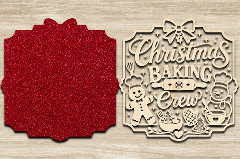 Christmas Baking Crew Ornament SVG SVG designartist 