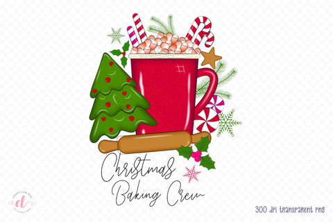 Christmas Baking Crew PNG Sublimation Sublimation CraftLabSVG 
