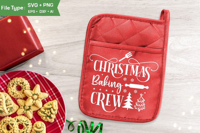 Christmas Baking Crew Pot Holder Svg, Christmas SVG Design, Christmas Pot Holder Svg Design,SVGs,Quotes and Sayings,Food & Drink,On Sale, Print & Cut SVG DesignPlante 503 