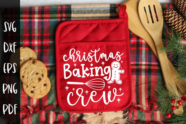 Christmas Baking Crew | Pot Holder SVG SVG CraftLabSVG 