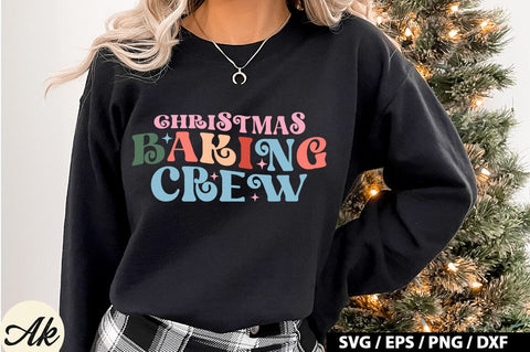 Christmas baking crew Retro SVG SVG akazaddesign 