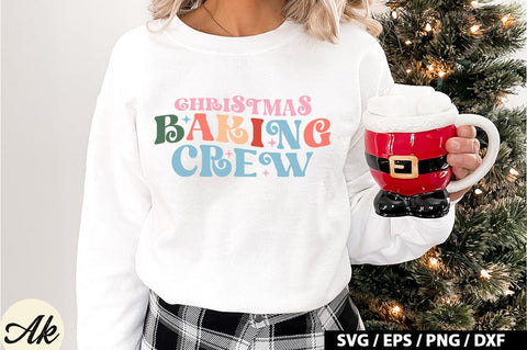 Christmas baking crew Retro SVG SVG akazaddesign 