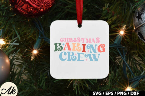 Christmas baking crew Retro SVG SVG akazaddesign 