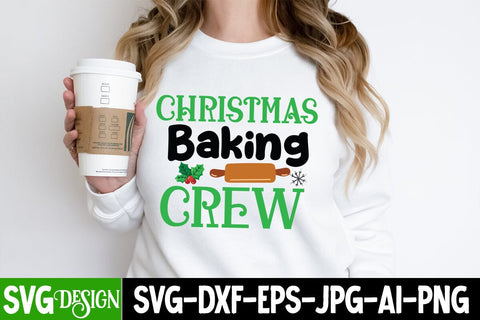 Christmas Baking Crew SVG Cut File,Christmas Baking Crew SVG Design,Christmas Baking Crew Sublimation Design ,Christmas SVG Design SVG BlackCatsMedia 