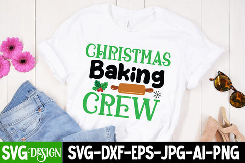 Christmas Baking Crew SVG Cut File,Christmas Baking Crew SVG Design,Christmas Baking Crew Sublimation Design ,Christmas SVG Design SVG BlackCatsMedia 